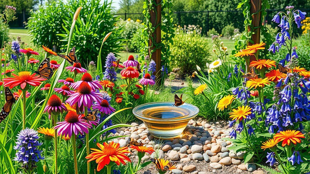 pollinator friendly native plant gardens