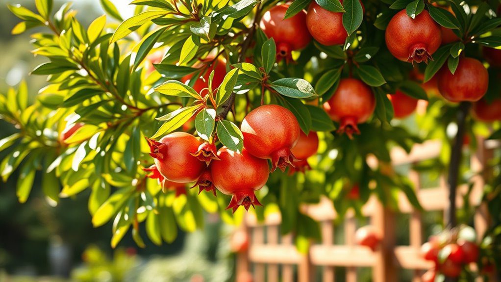 pomegranate tree beauty and bounty