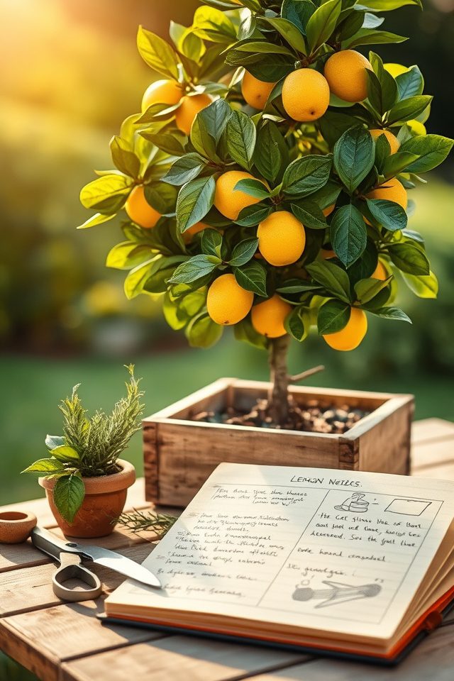 prune for healthier lemon trees
