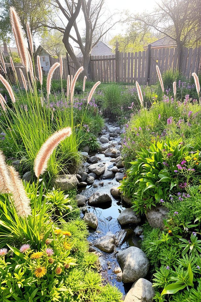 rain garden for biodiversity