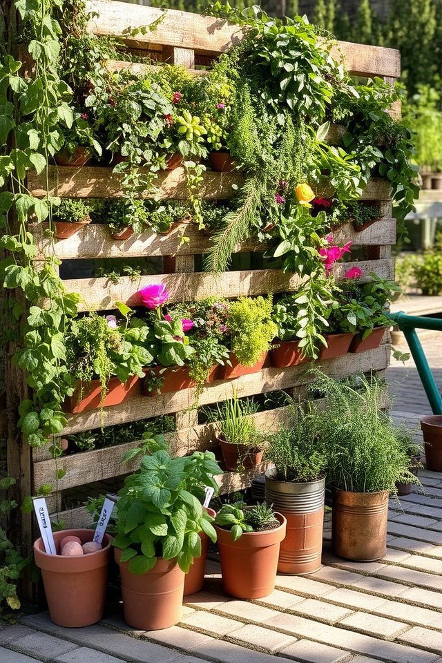 recycled materials for gardening