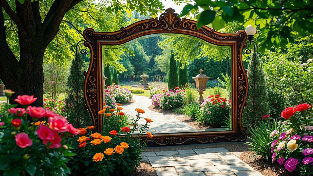 reflective elegance for gardens