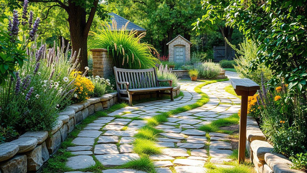 rustic charm natural pathways