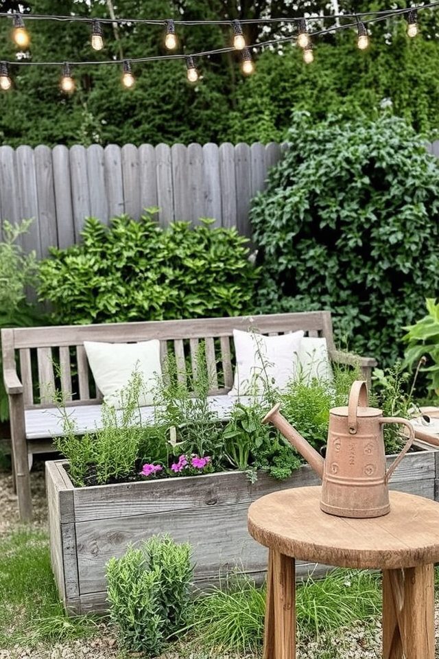 rustic warmth enhances tranquility