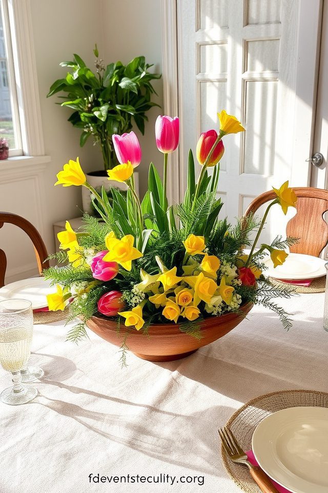 seasonal dining table centerpiece