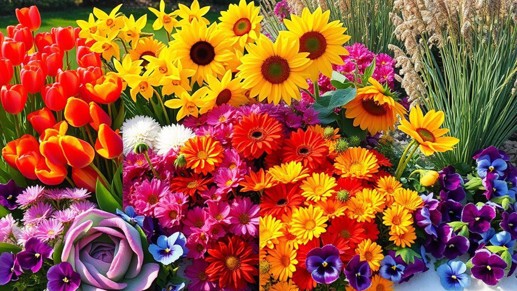 seasonal flowers for colorful gardens
