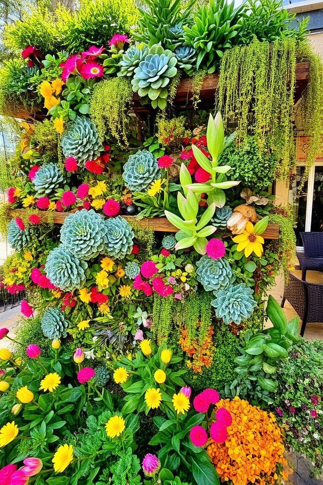 seasonal plant wall rotation