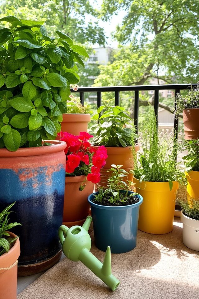select appropriate garden containers