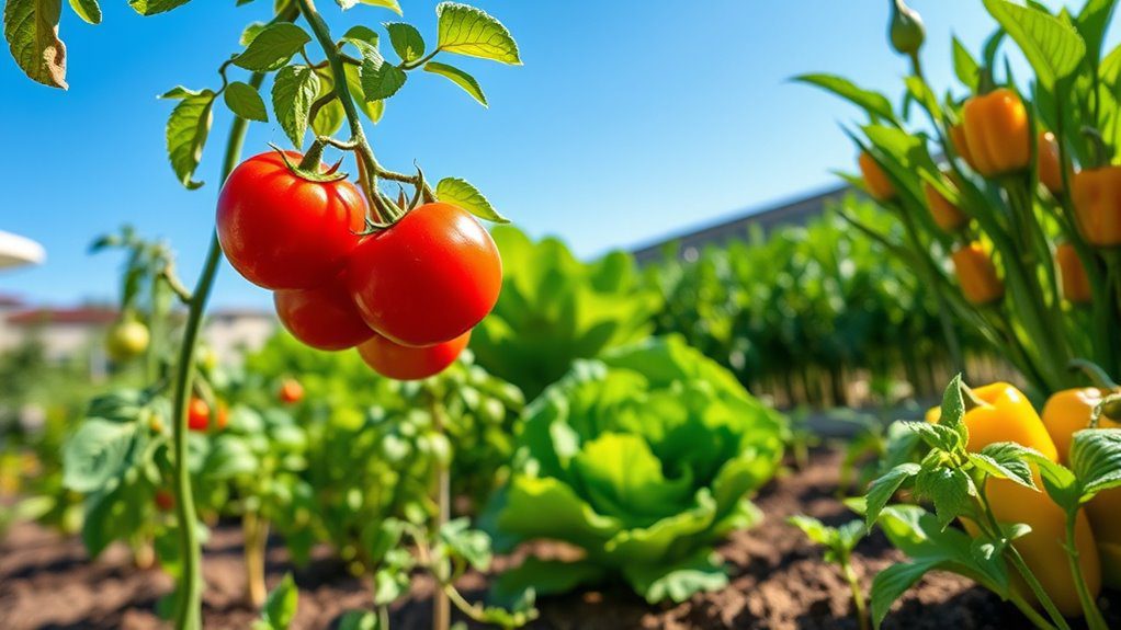select climate appropriate vegetables