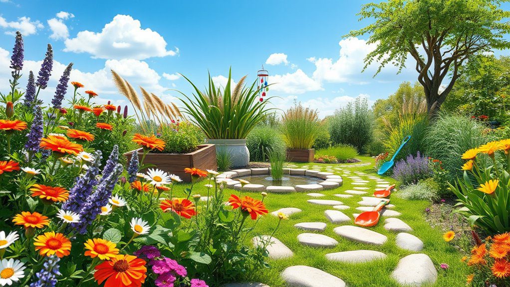 sensory garden design elements