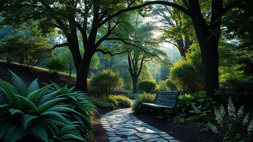 serene light and shadows