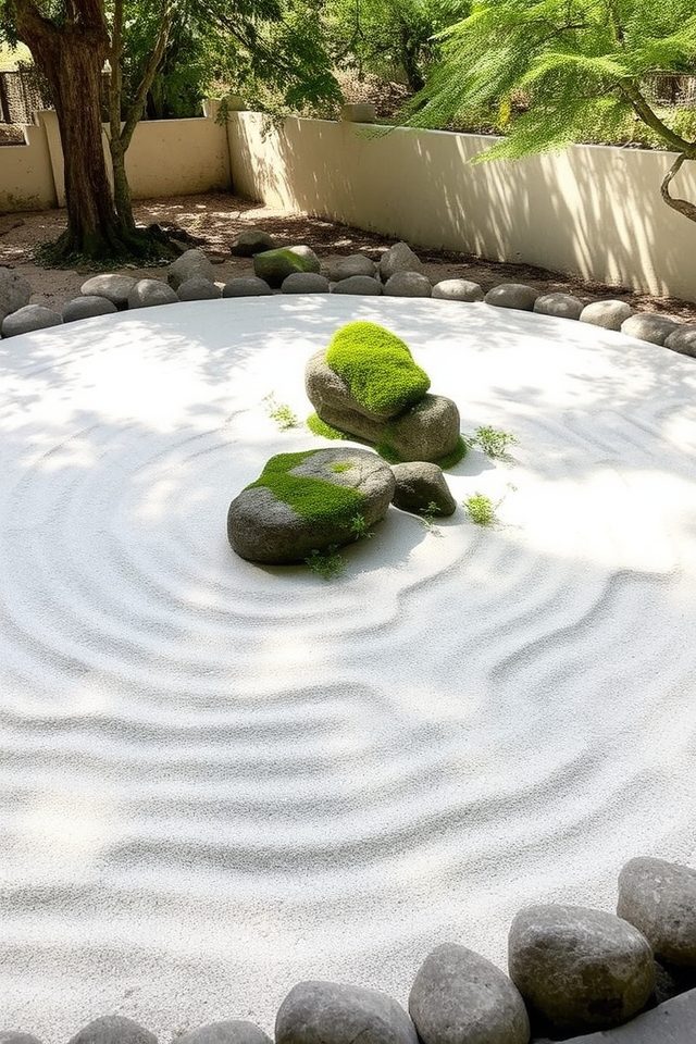 serene sand and rocks