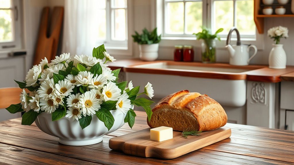 serene white flower gardens