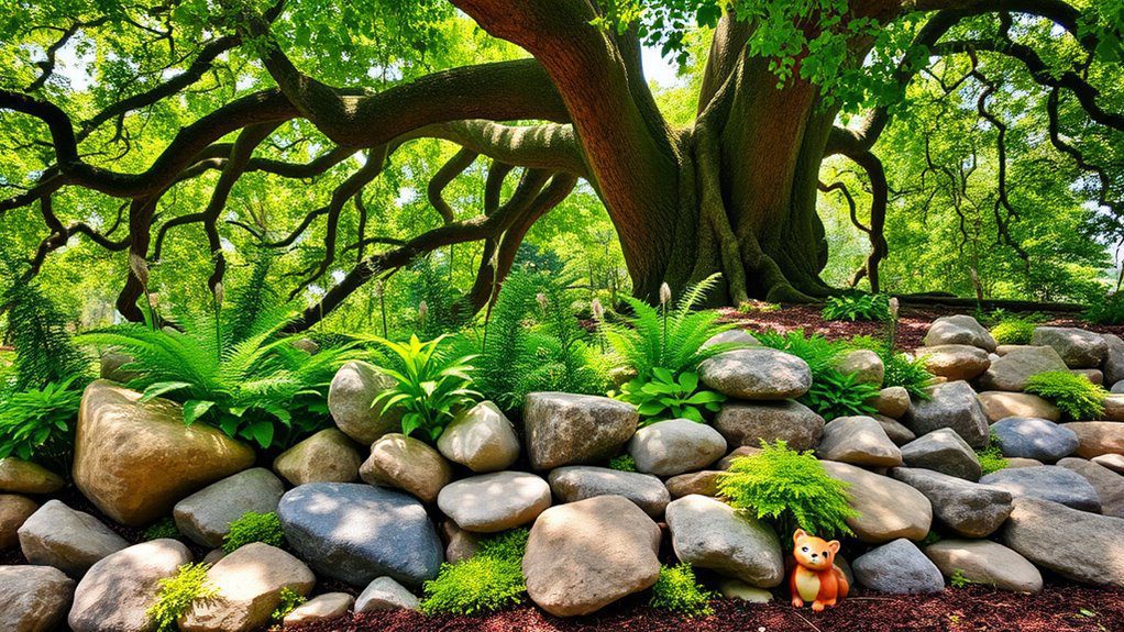 shade tolerant rock garden retreat