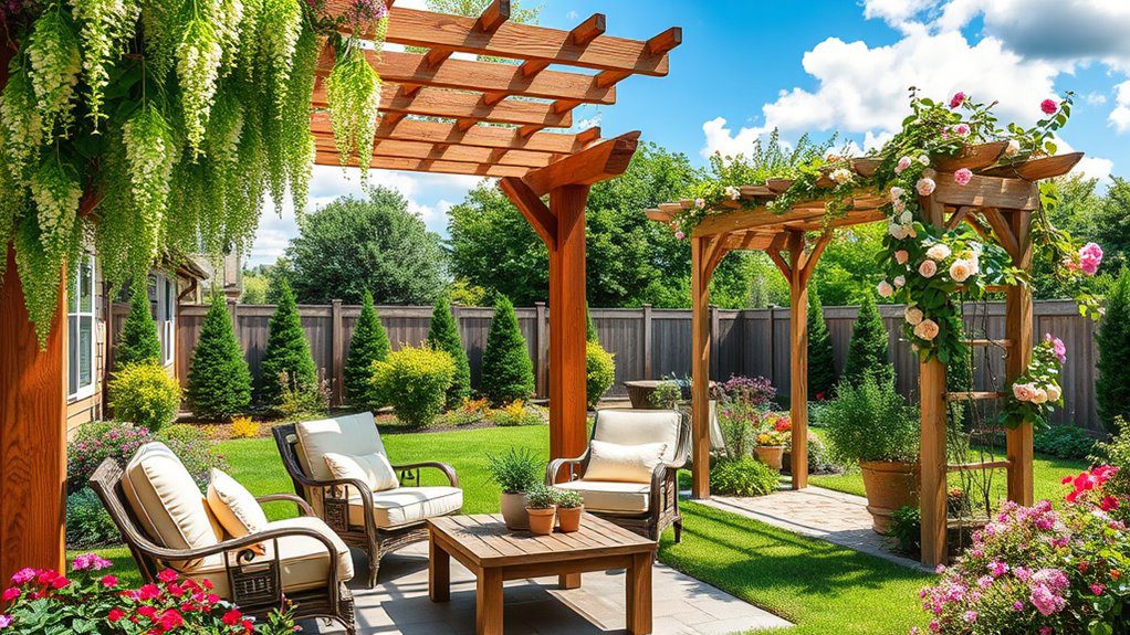 shaded outdoor architectural features