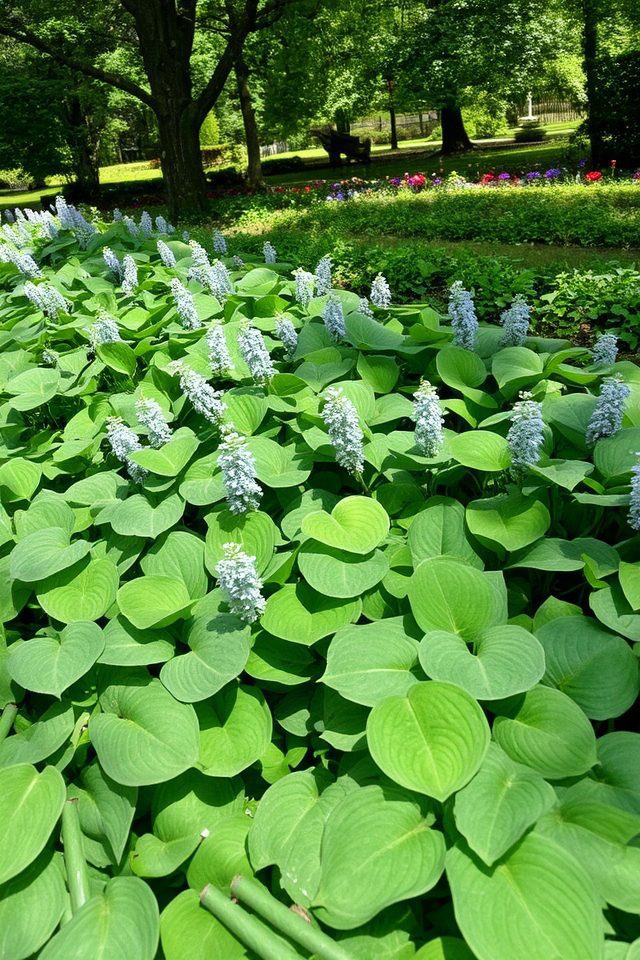 shady garden foliage beauty