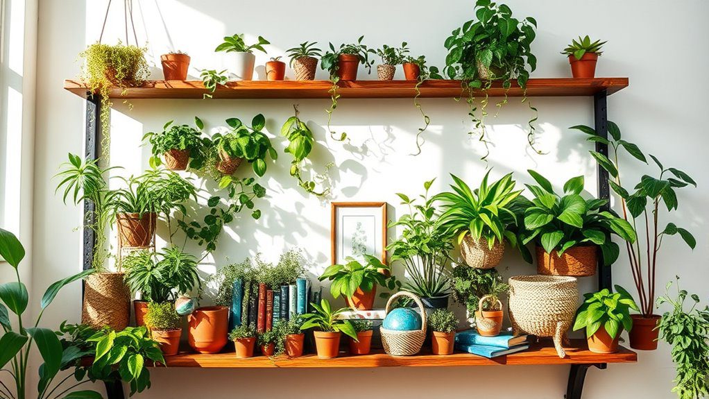showcase greenery with personality