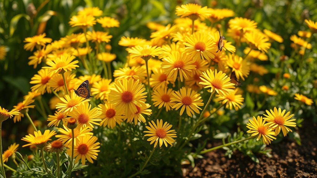 soft yellow aster charm