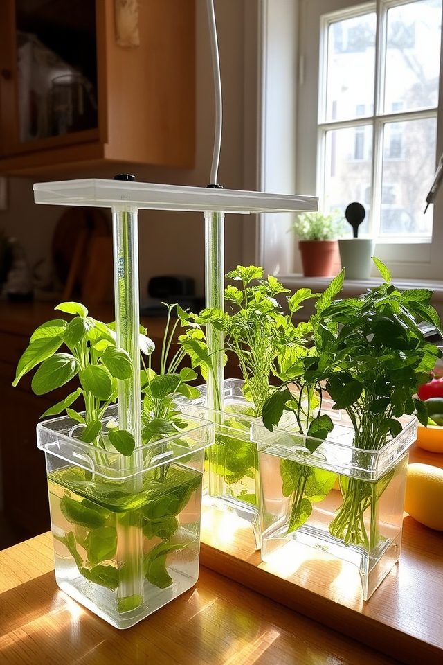 soil less herb cultivation system