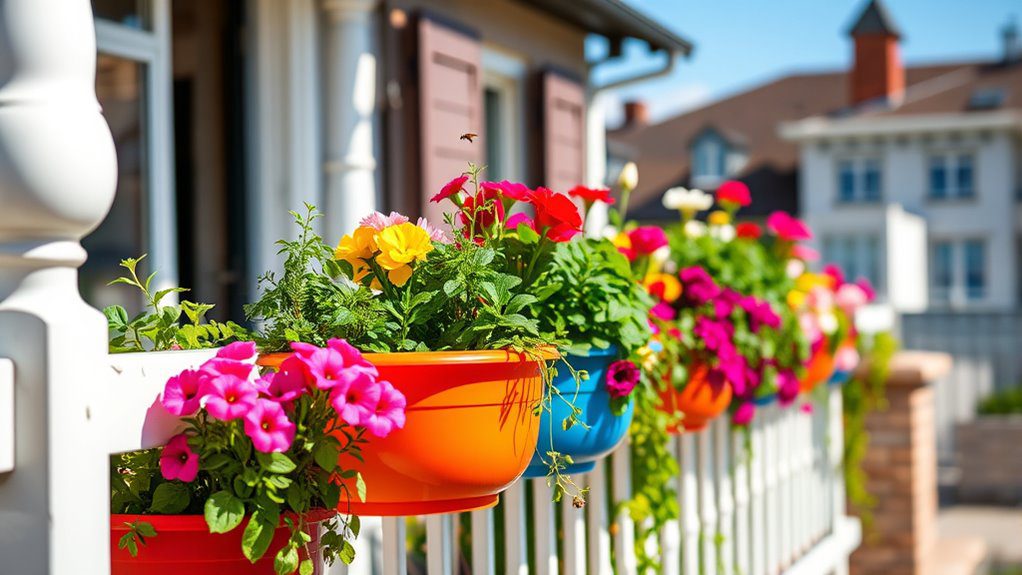 space efficient balcony greenery solution