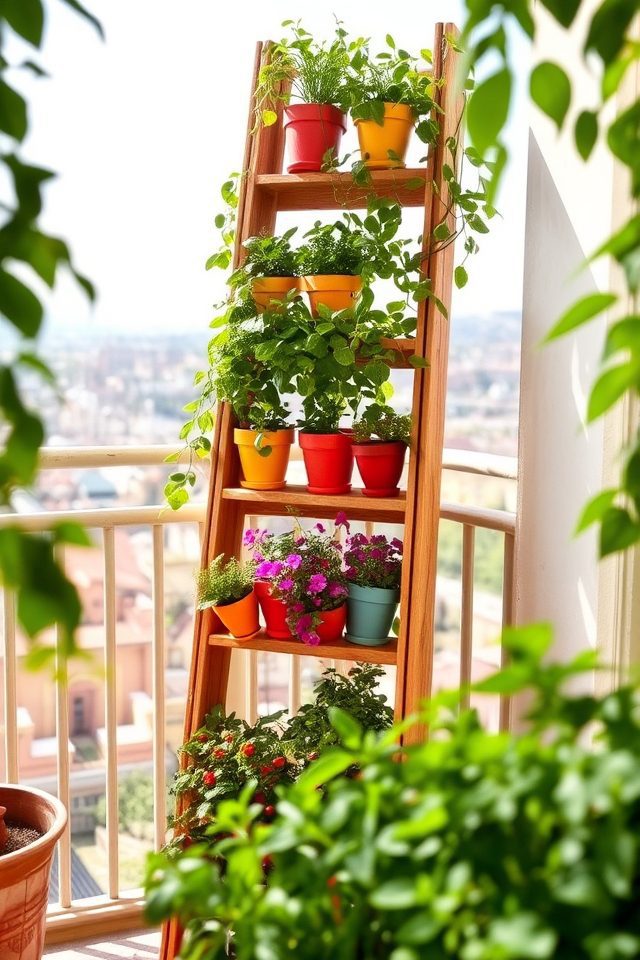 space saving plant display solution