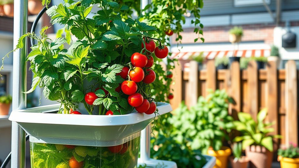 space saving plant growth system