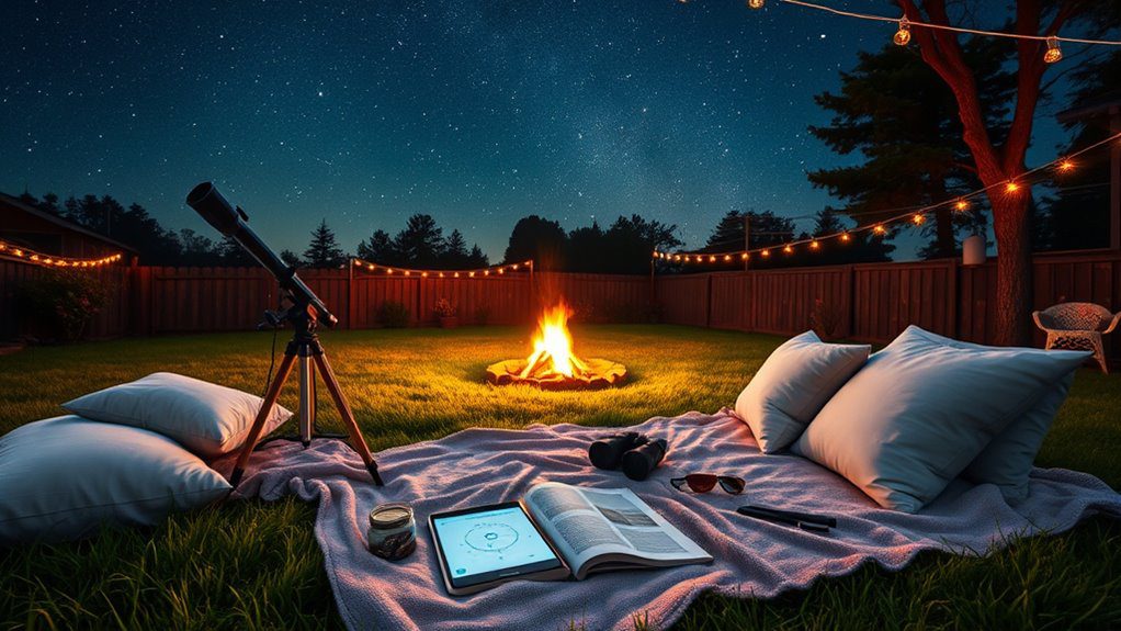 stargazing family night adventure