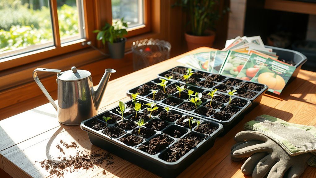 starting seeds indoors easily