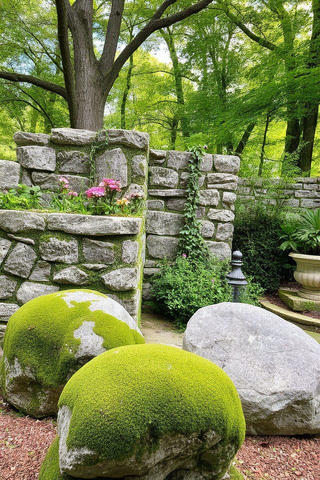stone features for privacy