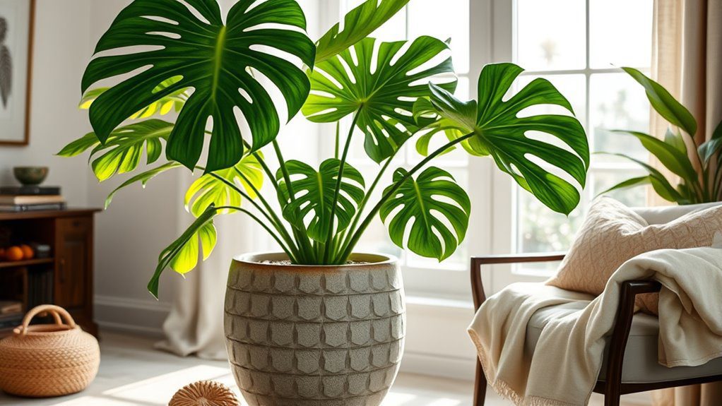 striking indoor tropical beauty