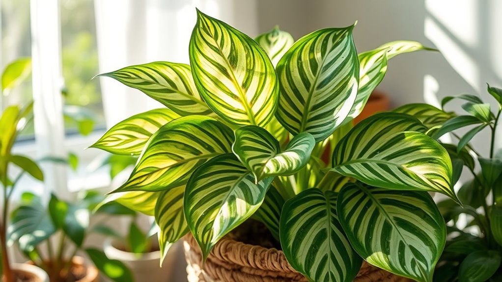 stunning foliage thriving indoors