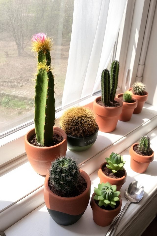 stylish low maintenance cacti