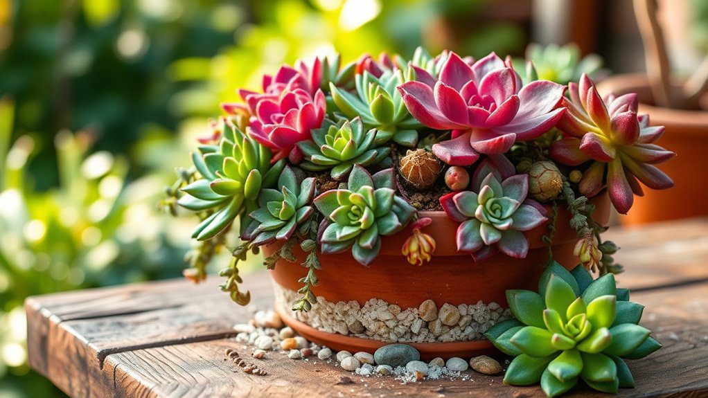 stylish low maintenance succulent arrangements