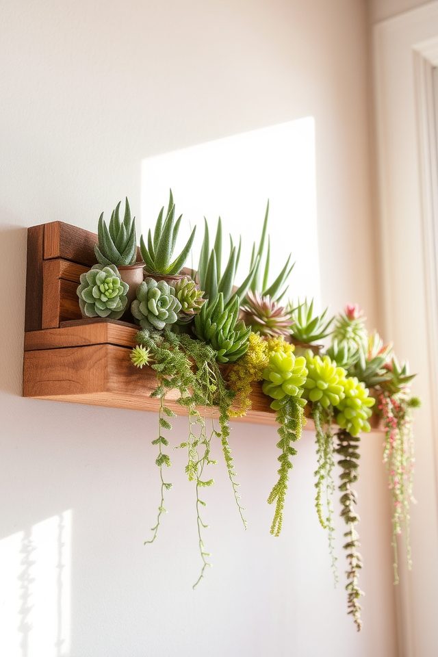 stylish low maintenance succulent decor