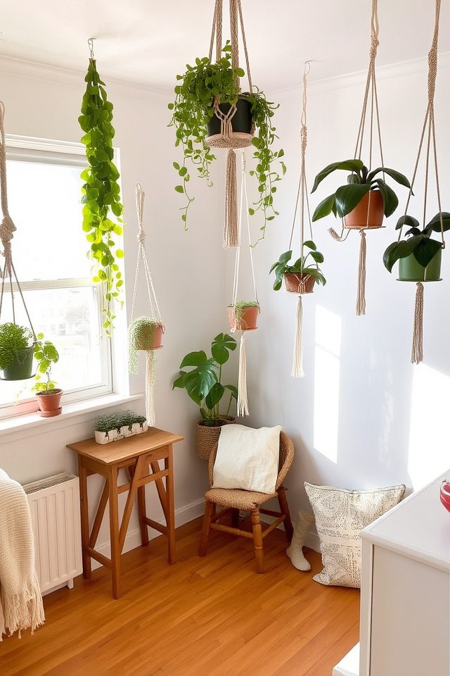 stylish macram plant hangers