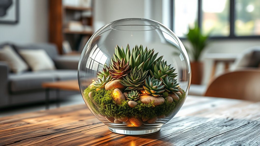 stylish mini ecosystem decor