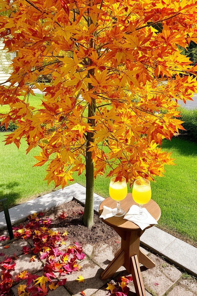 stylish vertical accent tree
