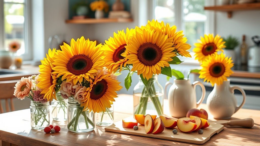 sunflowers symbolize love and appreciation