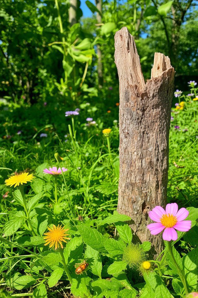 support biodiversity with snags