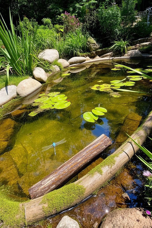 sustainable wildlife habitat pond