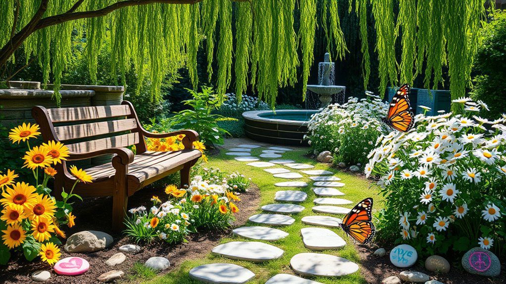 symbolic friendship garden design
