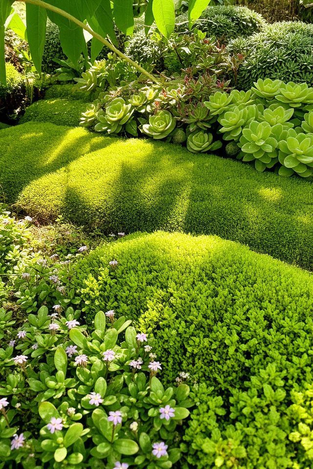 textured ground covers benefits