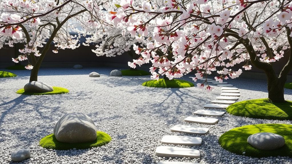 tranquil blossoms enhance serenity