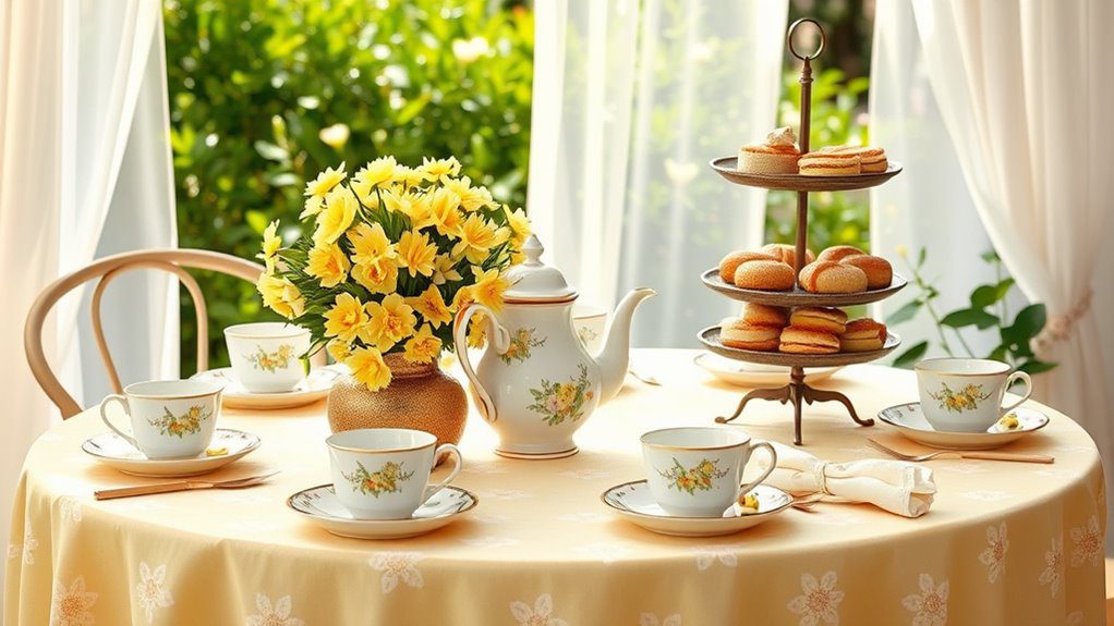 tranquil floral design elegance