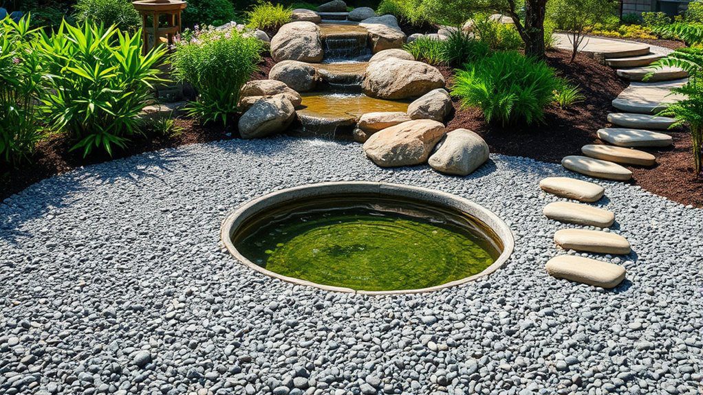 tranquil meditation garden retreat