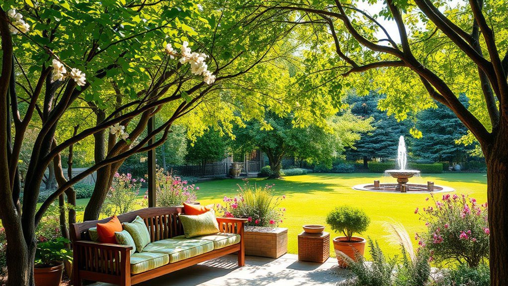 trees enhance outdoor comfort