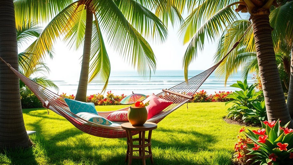 tropical oasis hammock retreat