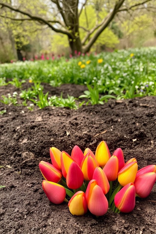 tulip bulb spacing guidelines