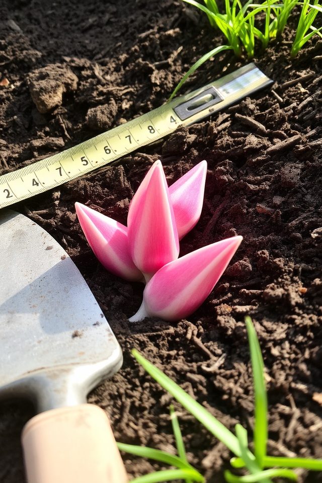 tulip bulbs planting depth