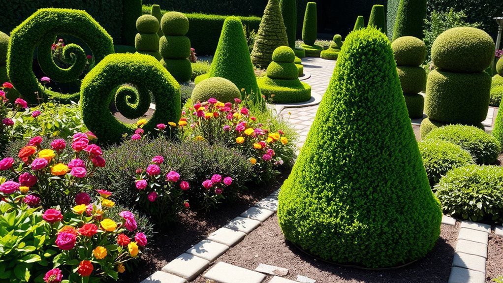 unique garden focal points